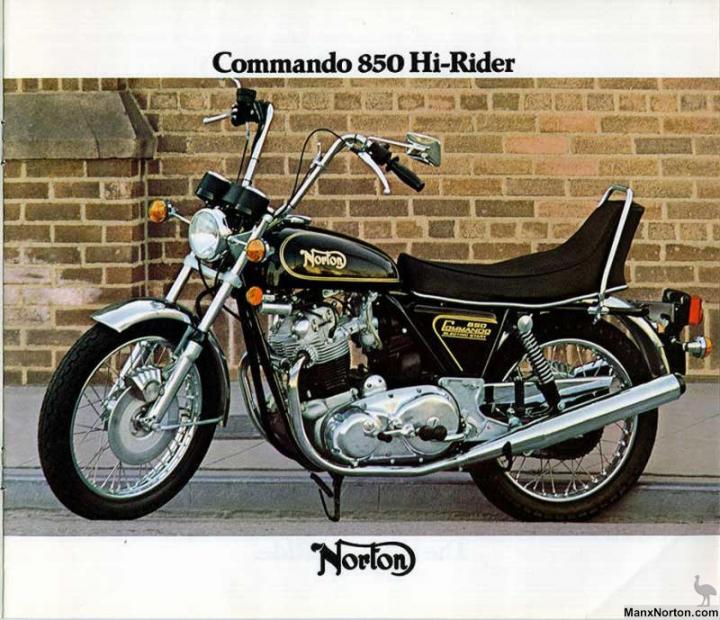 1974 Norton Commando 850 Hi Rider