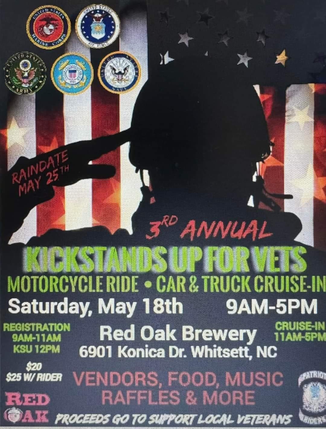 3rd Annual Kickstands Up For Vets