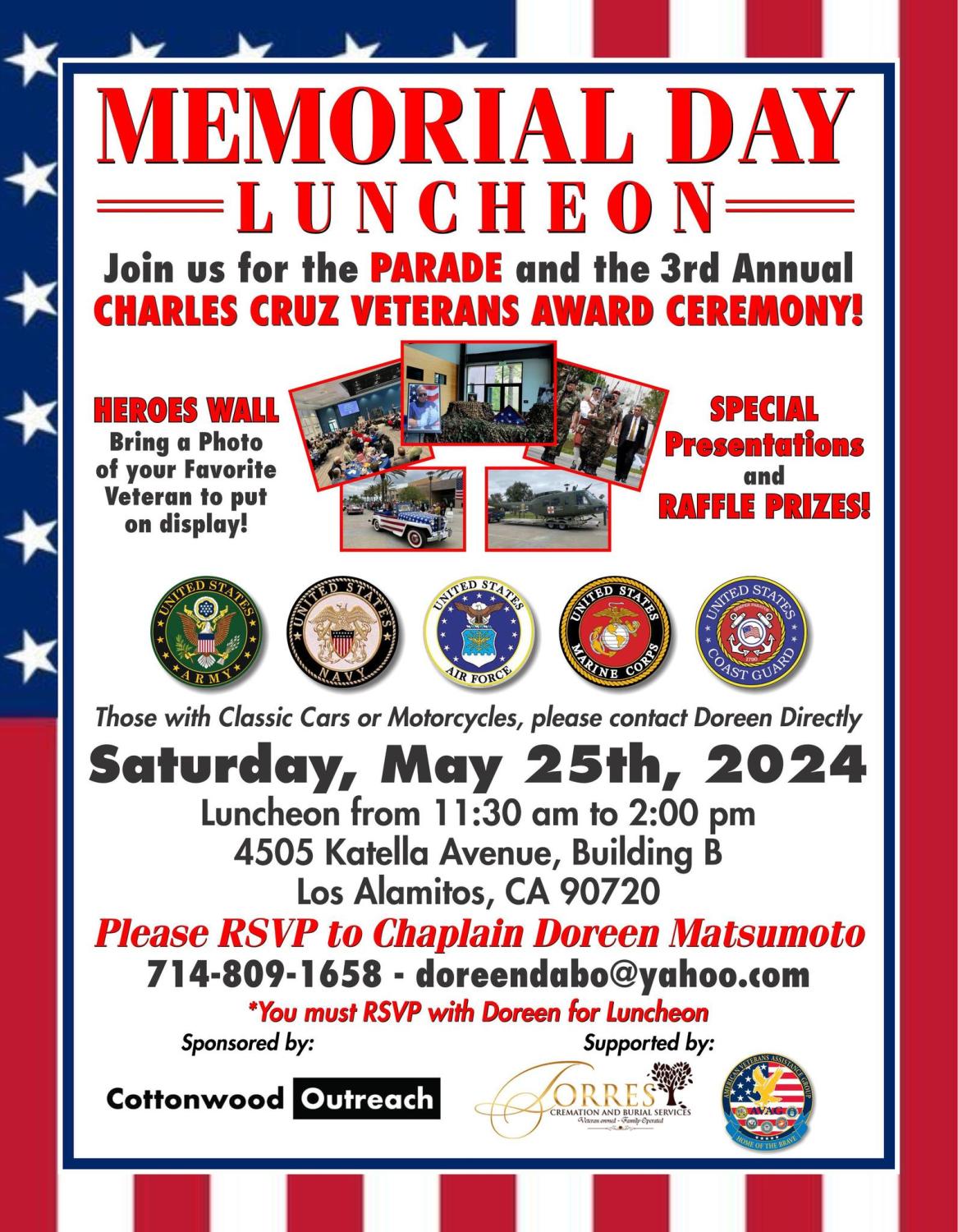 Memorial Day Parade and Luncheon