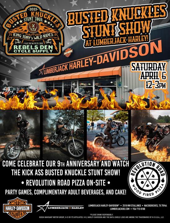 Busted Knuckles Stunt Show Party
