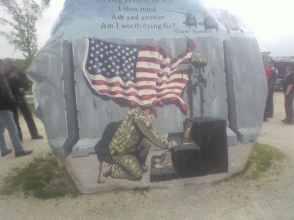 freedom rock  greefield Iowa