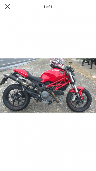 My new Ducati 796 Monster 