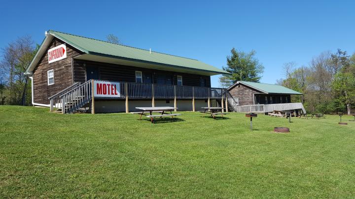 View of Motels from the Blue Ridge Parkway