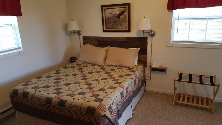 Interior of Motel room #8