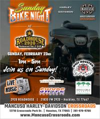 Sunday Bike Night - 2920 Roadhouse