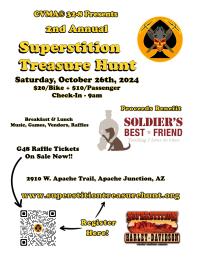 2nd Annual Superstition Treasure Hunt w/ CVMA