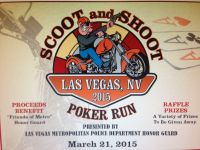 2nd Annual LVMPD Honor Gaurd Scoot and Shoot Poker Run