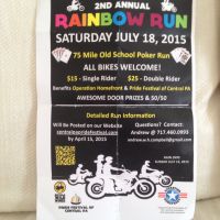 2nd Annual Old School Poker Run "Rainbow Run"