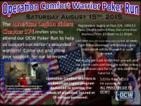 Operation Comfort Warriors Poker Run