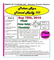 Poker Run Timed Rally!!!