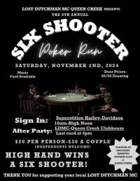 8th Annual Six Shooter Poker Run 