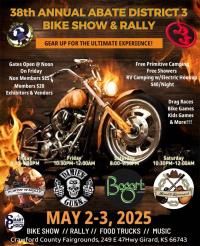 38th Annual ABATE District 3 Bike Show Rally