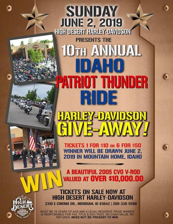 Idaho Patriot Thunder Ride CycleFish