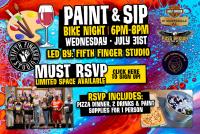 Paint & Sip Bike Night