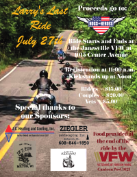 Larry's Last Ride / Benefiting Hogs For Heroes