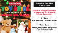 Annual Toy Drive & Santa & Mrs. Clause