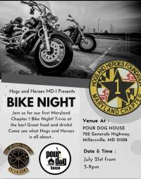 Hogs and Heroes MD1 Bike Night 