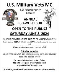 USMVMC PA7 Crawfish Boil