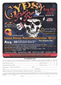 Combat Veterans Motorcycle Association 4-3,  Gypsy Poker Run