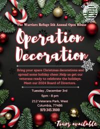 The Warriors Refuge 5th Annual Operation Decoration