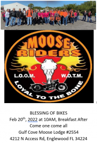 Blessing of Bikes - Gulf Cove Mooseriders, Engelwood FL