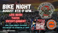 August 8th Bike Night @ Man O' War Harley-Davidson!