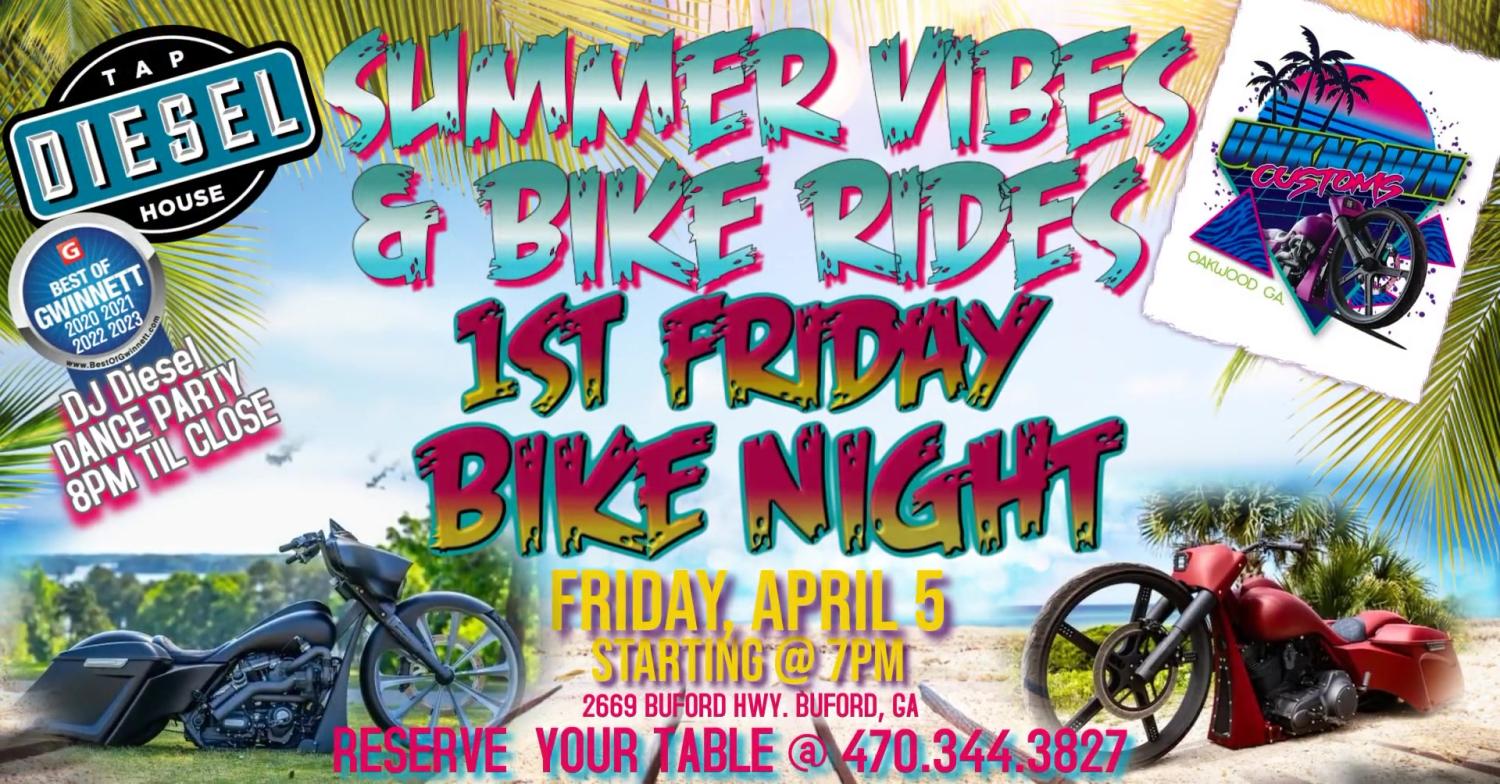 1st Friday Bike Night @ Diesel Tap House