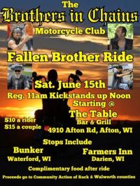 Brothers In Chains MC Fallen Brother Ride