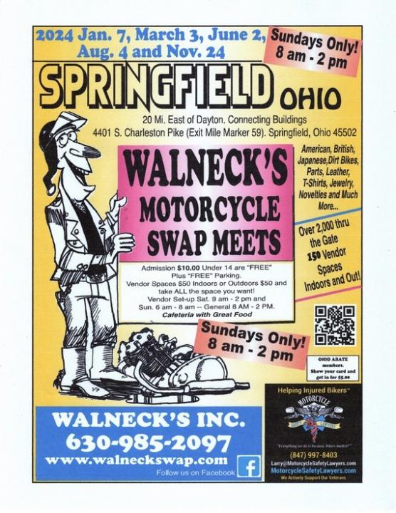 Walneck’s Motorcycle Swap Meet Springfield March 2024 CycleFish