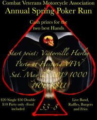 CVMA 33-8 Annual Spring Poker Run 2019