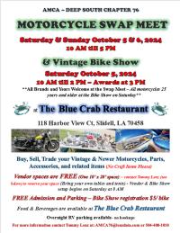 Deep South Chapter 76 Swap Meet & Vintage Bike Show