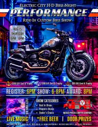 PERFORMANCE RIDE-IN CUSTOM BIKE SHOW