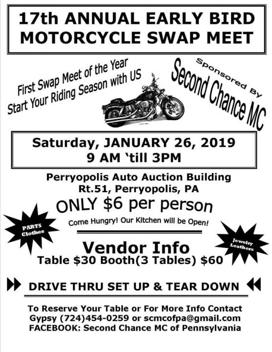 17th Annual Motorcycle Swap Meet - CycleFish