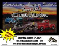 AMERICAN LEGION RIDERS POST 313 CAR TRUCK & BIKE SHOW