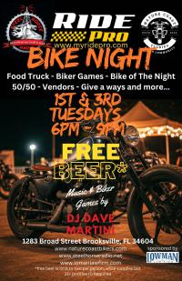 Tuesday Night Bike Night @ Ride Pro