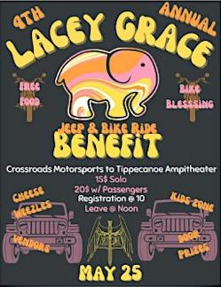 4th Annual Lacey Grace Jeep & Bike Ride Benefit