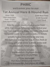 PHMC Hare and hound run