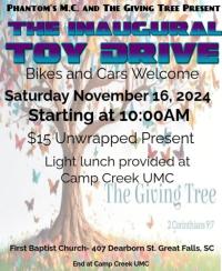 Phantom MC Inaugural Toy Drive