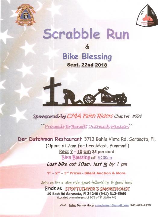  CMA Faith Riders Scrabble Run Bike Blessing - CycleFish.com