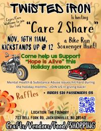 Care to Share Charity Motorcycle Scavenger Hunt