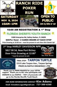 Ranch Ride Poker Run at Florida Sheriff's Youth Ranch