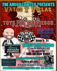 Vatos Y Viclas Toys for Traviesos Toy Drive