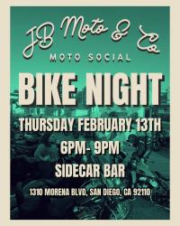 JB Moto & Co. Moto Social Bike Night