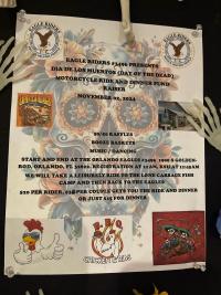 Dia De Los Muertos Motorcycle Ride and Dinner Fundraiser