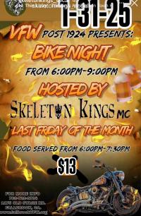 VFW Bike Night Skeleton Kings MC