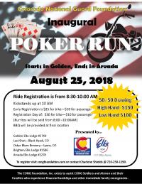 CO National Guard Foundation Poker Run