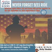 Never Forget 9/11 Memorial Ride