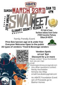 ABATE 39th Annual Motorcycle Swap Meet