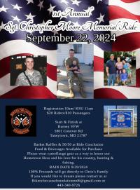 BFCF MD6 1st Annual Sgt. Christopher Moore Memorial Ride