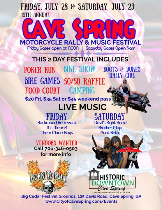 Cave Spring 2023 Motorcycle Rally and Music Festival CycleFish